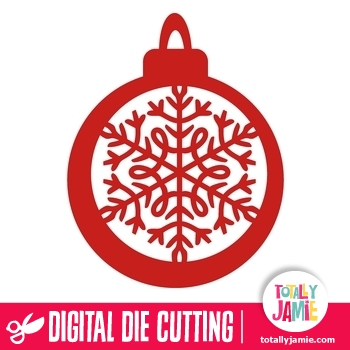 Download Christmas Bauble Intricate Snowflake - TotallyJamie: SVG ...