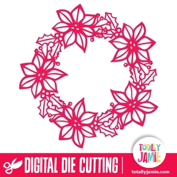 Download Christmas Wreath Decoration 5 - TotallyJamie: SVG Cut ...