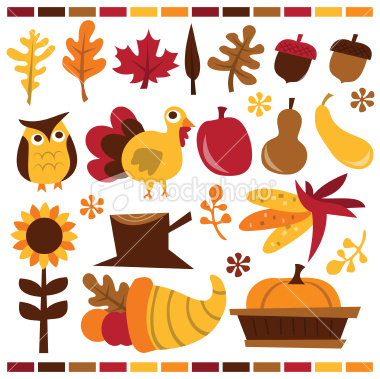 Stock Vector Illustration:  Retro Fall Harvest