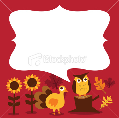 Stock Vector Illustration:  Retro Fall Harvest Message Copy Space