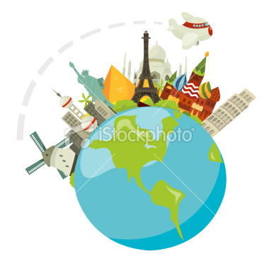 Stock Vector Illustration:  Globetrotting