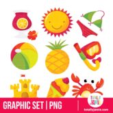 Tropical Fun - PNG Clip Arts
